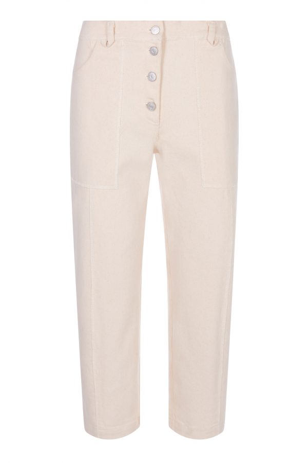 Komodo broek D-side trousers kleur Warm sand_KOKOTOKO duurzame kleding