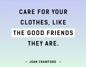 care for your clothes