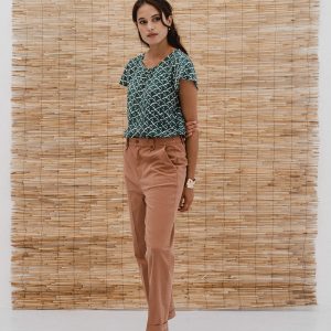 J LABEL Vidya Top print Japanese Fish jlabel_KOKOTOKO Oosterstraat Groningen duurzame kleding fair fashion happy stuff