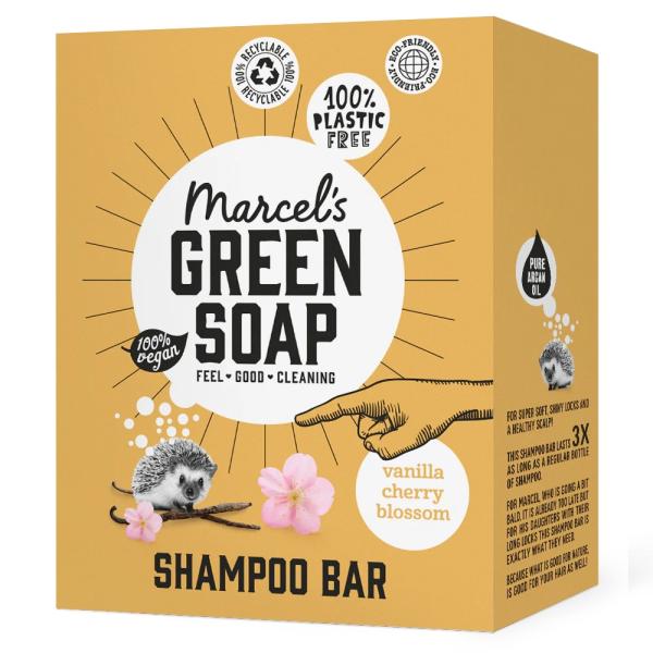 Marcel's Green Soap - Shampoo Bar - Vanilla & Cherry Blossom