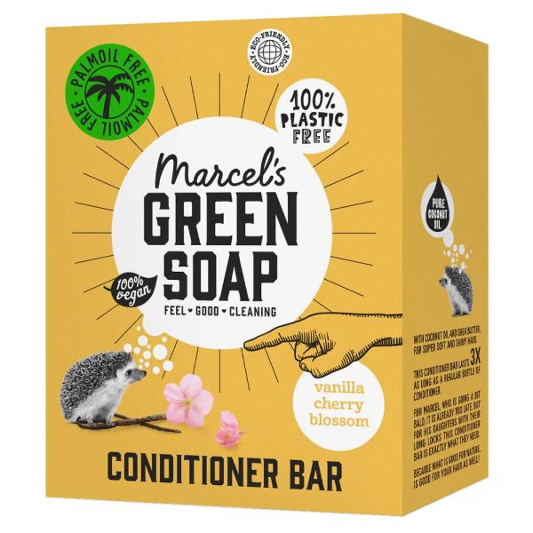 Marcel's Green Soap - Conditioner Bar - Vanilla & Cherry Blossom