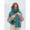 Bufandy - Brushed Solid Sjaal - Green Jade