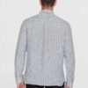 KnowledgeCotton Apparel - Regular Striped Linen Shirt - Total Eclipse - Afbeelding 2