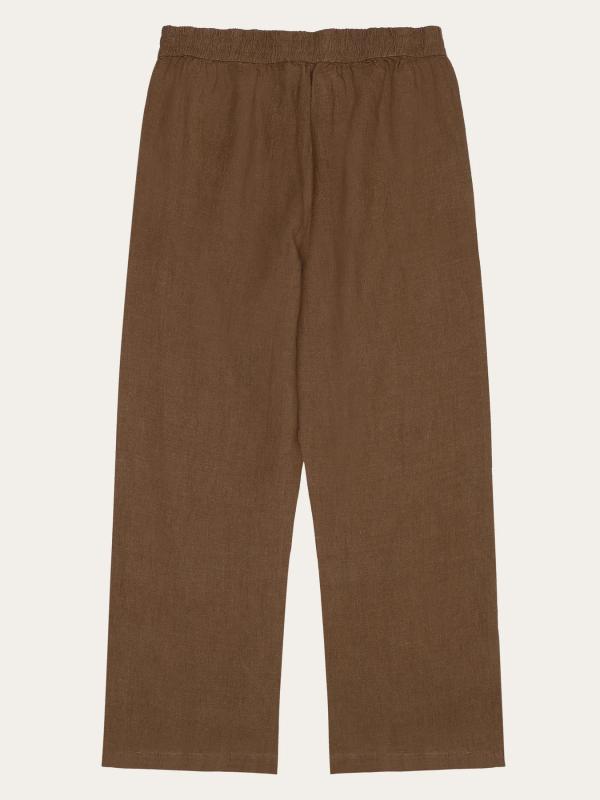 KnowledgeCotton Apparel - Posey Wide Mid Rise Linen Pants - Tuffet - Afbeelding 3