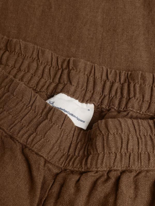 KnowledgeCotton Apparel - Posey Wide Mid Rise Linen Pants - Tuffet - Afbeelding 2