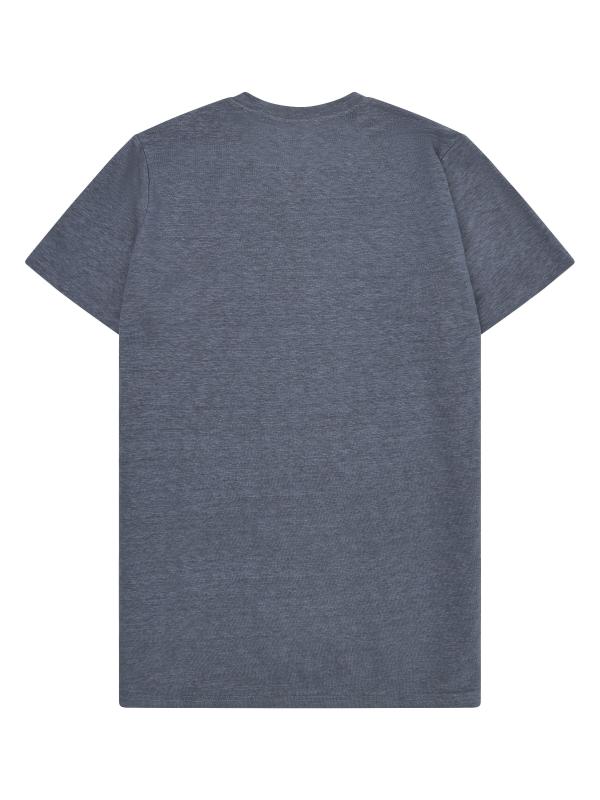 KnowledgeCotton Apparel - Linen T-shirt - Vintage Indigo - Afbeelding 2