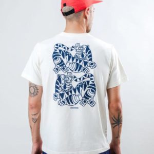 Brava Fabrics - Asis Tiger Backprint - Off white