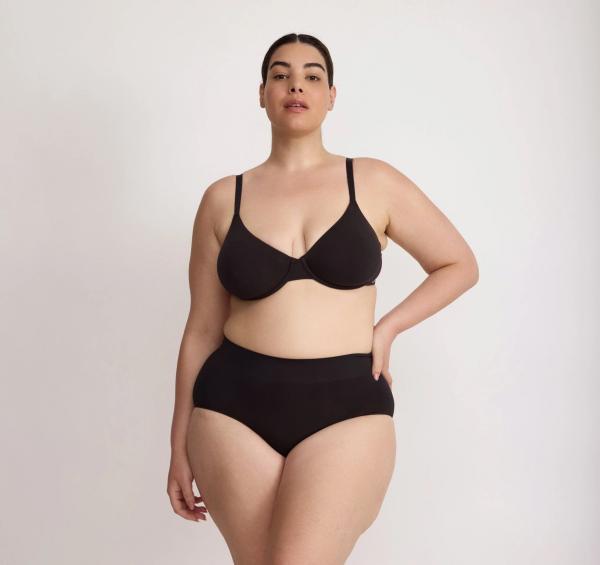 Organic Basics - Core Unlined Demi Bra - Black