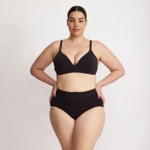 Organic Basics - Core Wireless Plunge Bra - Black
