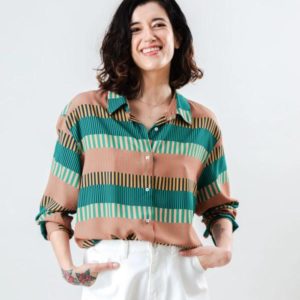 Brava Fabrics - Atlantic Boxy Blouse - Multi