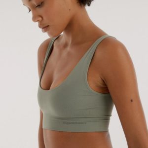 Organic Basics - Smooth Bralette - Seaweed