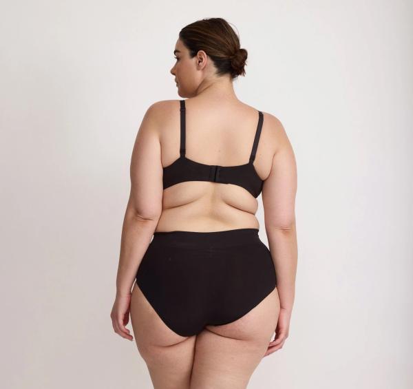 Organic Basics - Core Unlined Demi Bra - Black - Afbeelding 2
