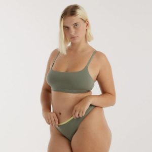 Organic Basics - Core Thong - Seaweed