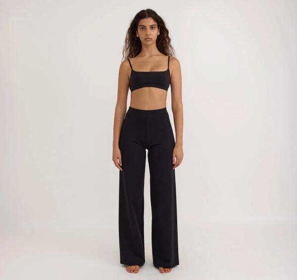 Organic Basics - Core Straight Leg Pants - Black