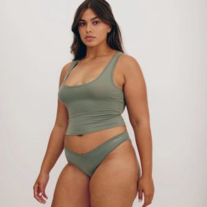 Organic Basics - Flex Tank Top - Seaweed