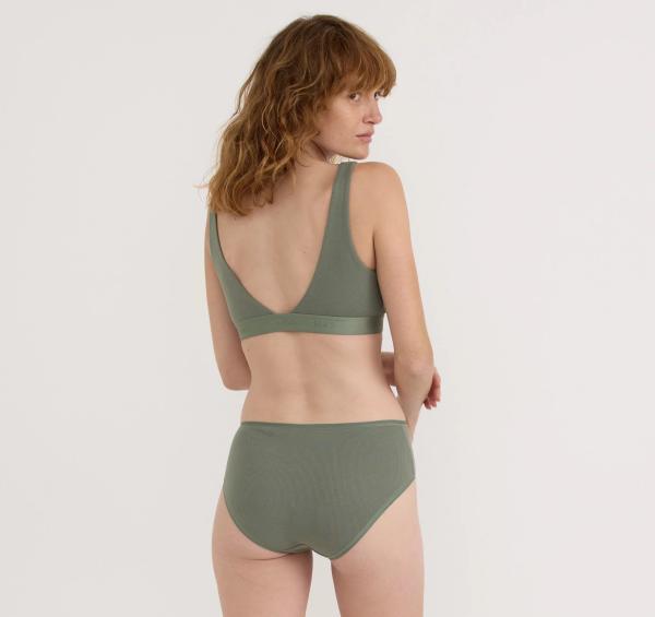 Organic Basics - Core Rib Brief - Seaweed - Afbeelding 2