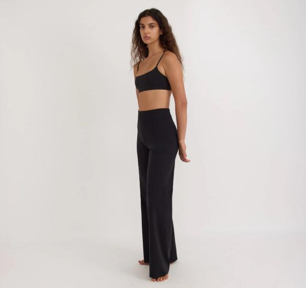 Organic Basics - Core Straight Leg Pants - Black - Afbeelding 2