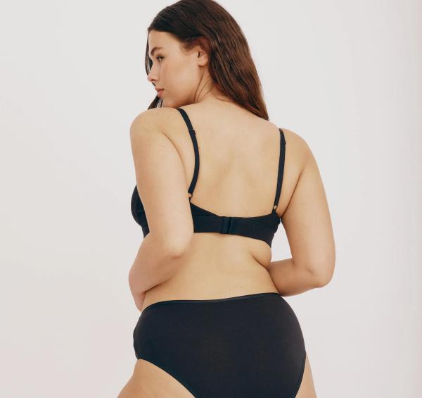 Organic Basics - Core Triangle Bralette - Black - Afbeelding 2