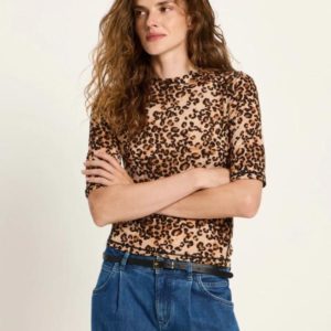 Lanius - Shirt met Staande Kraag - Leo