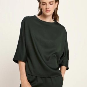 Lanius - Blouse met halflange mouw - Forest