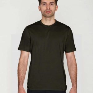 KnowledgeCotton Apparel - Agnar Basic T-shirt - Green Melange