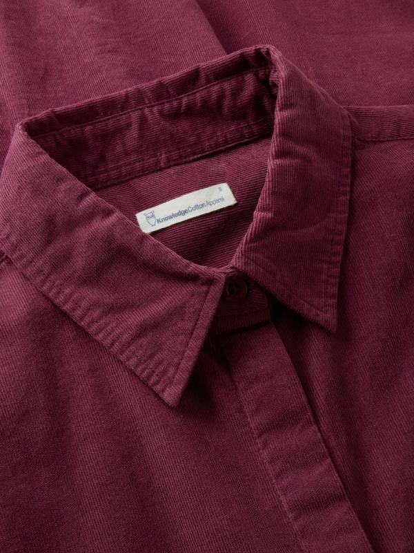 KnowledgeCotton Apparel - Organic Cotton Corduroy Shirt - Fig - Afbeelding 3
