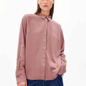 Armedangels - Larisaana Longsleeve Blouse - light Berry