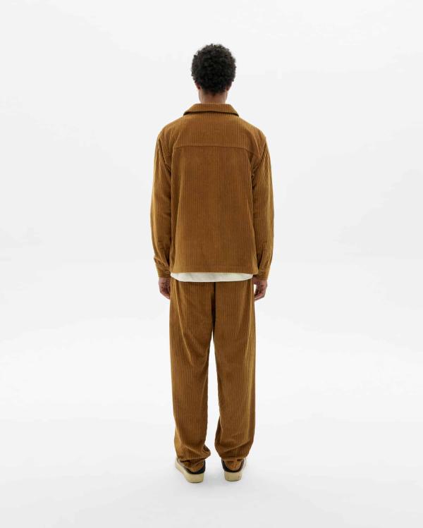 Thinking Mu - Corduroy Gabin Shirt - Light Oak - Afbeelding 3