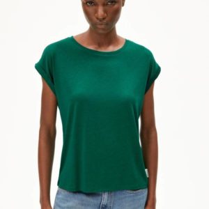 Armedangels - Jilaana T-shirt - Emerald Green