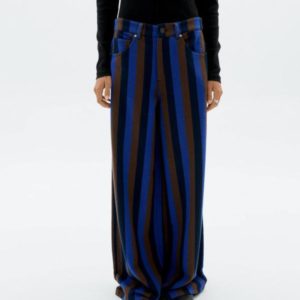 Thinking Mu - Totenham Blanket Hedda Pants - Blauw