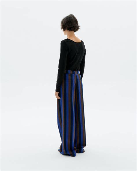 Thinking Mu - Totenham Blanket Hedda Pants - Blauw - Afbeelding 4