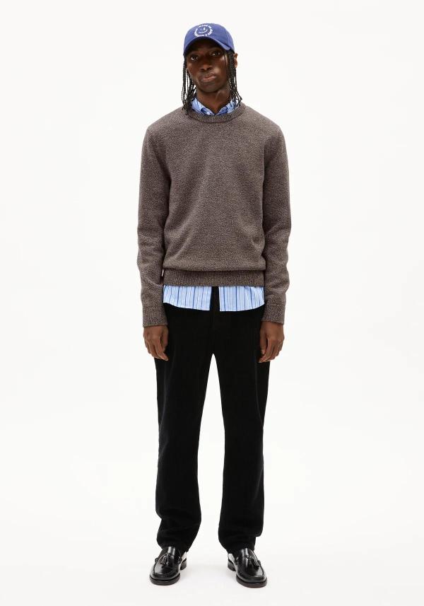 Armedangels - Alvaario - Steel Melange steel light oak-tree - Afbeelding 5