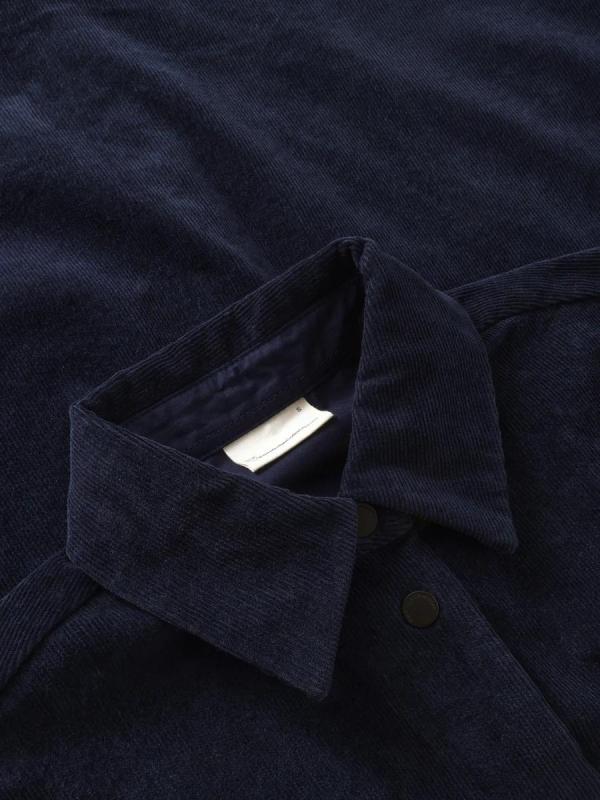 KnowledgeCotton Apparel - Organic Cotton Corduroy Overshirt - Night Sky - Afbeelding 4