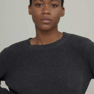 Rifo - Fanny Recycled Cotton Sweater - Grey Antracite