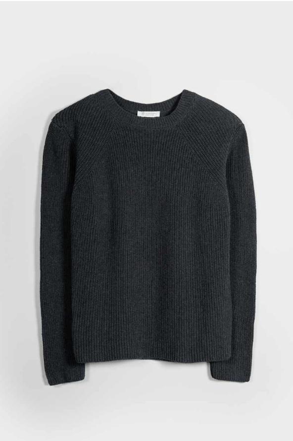 Rifo - Fanny Recycled Cotton Sweater - Grey Antracite - Afbeelding 3