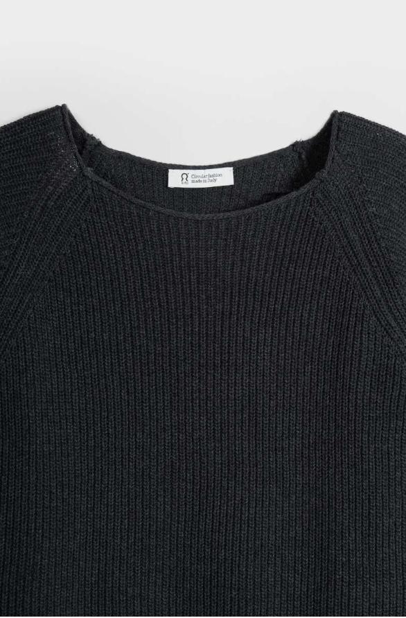 Rifo - Francesco Recycled Cotton Sweater - Grey Antracite - Afbeelding 4