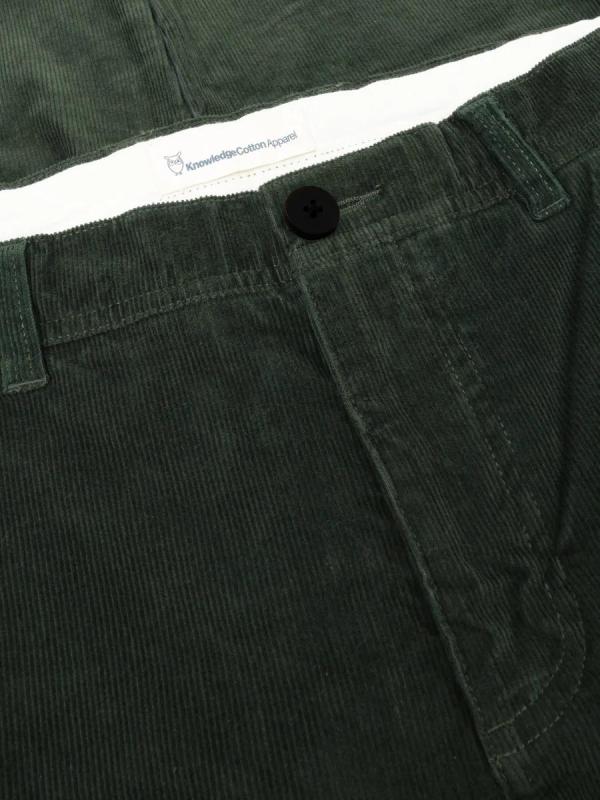 KnowledgeCotton Apparel - Chuck Regular Corduroy Chino - Forrest Night - Afbeelding 3