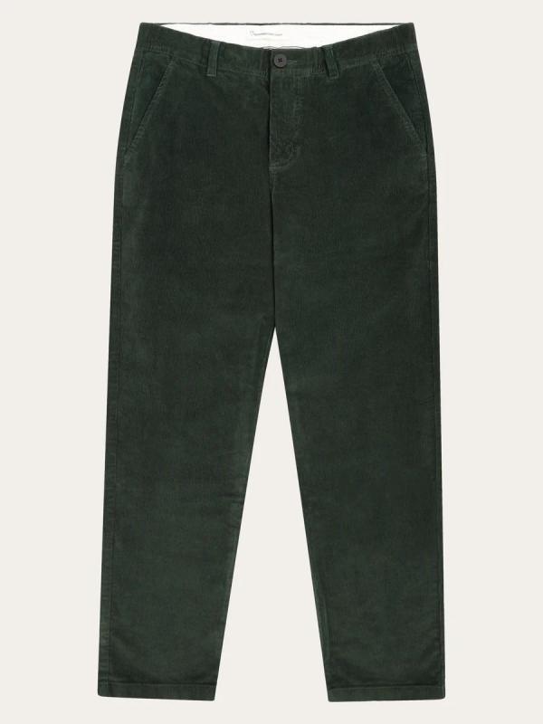 KnowledgeCotton Apparel - Chuck Regular Corduroy Chino - Forrest Night