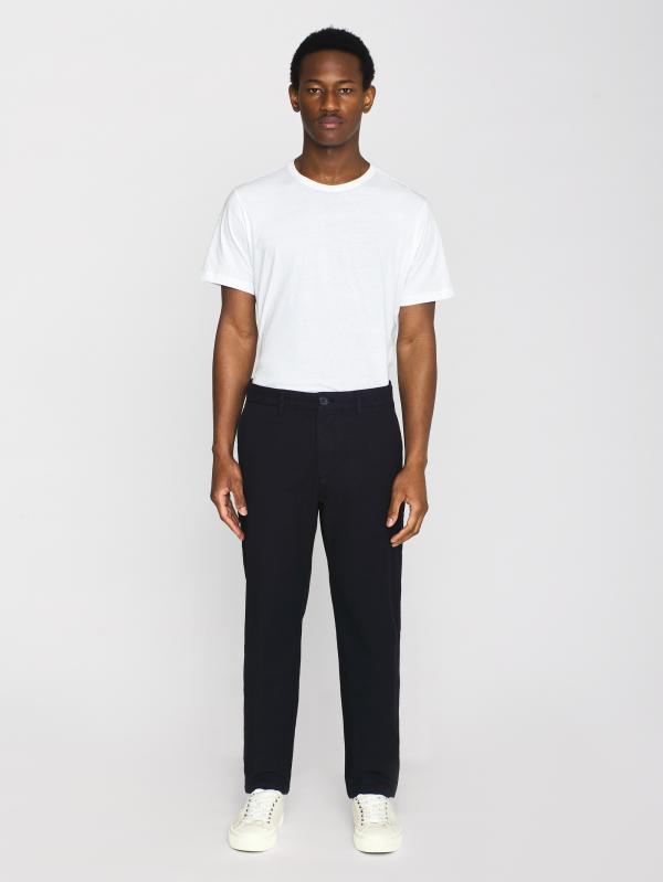 KnowledgeCotton Apparel - Organic Cotton Chuck Flannel Pants - Night Sky