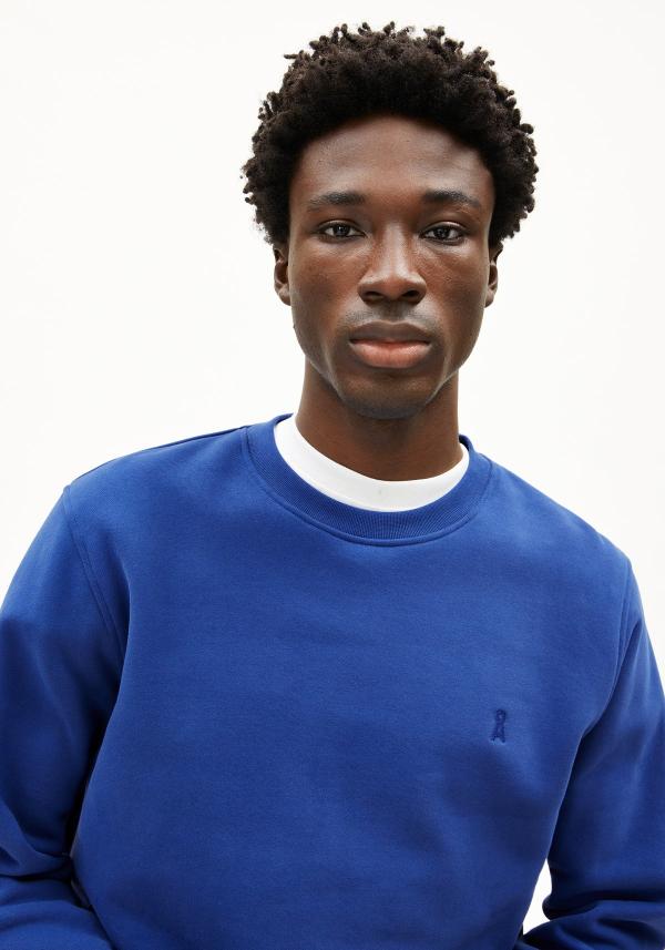 Armedangels - Baaro Fleece Comfort Sweatshirt - Dark Wave - Afbeelding 3