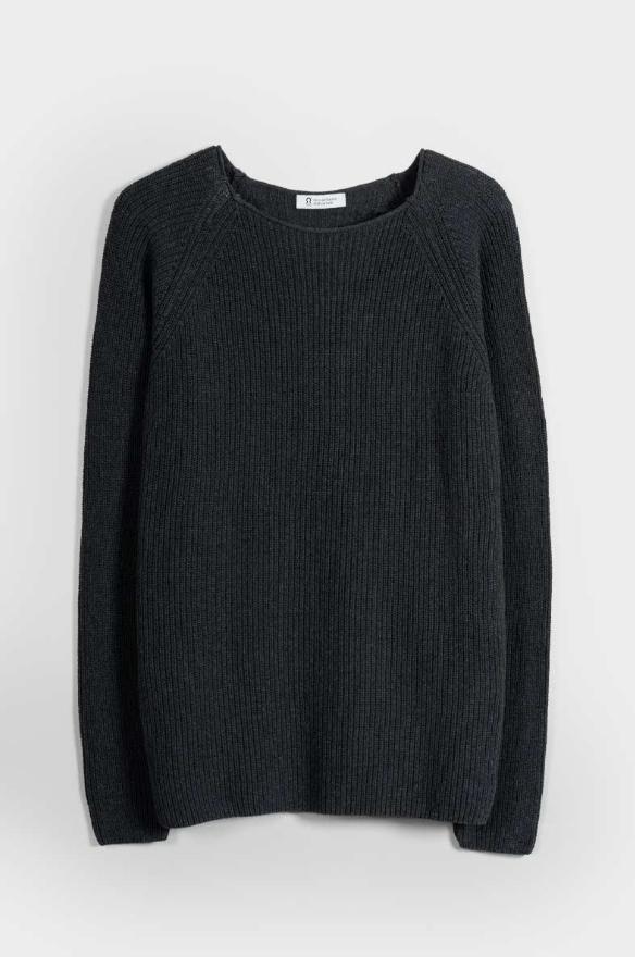 Rifo - Francesco Recycled Cotton Sweater - Grey Antracite - Afbeelding 2