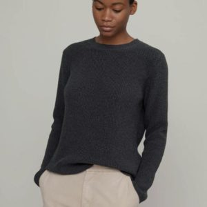 Rifo - Fanny Recycled Cotton Sweater - Grey Antracite
