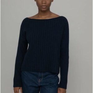 Rifo - Luce Recycled Cashmere Jumper - Blue Mora