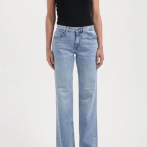 Mud Jeans - Carry Mid Straight - Light Stone Vintage