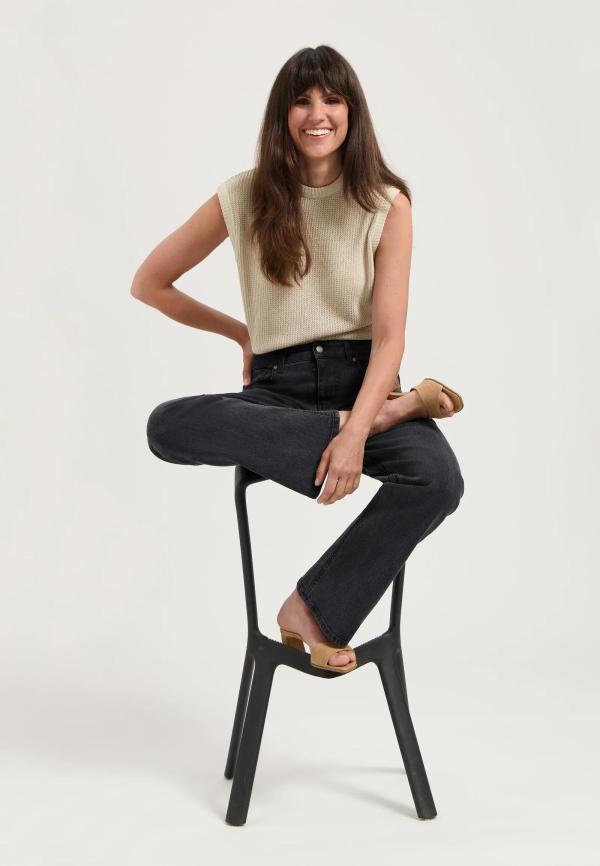 MUD Jeans - Carry Mid Straight - Black Vintage - Afbeelding 4