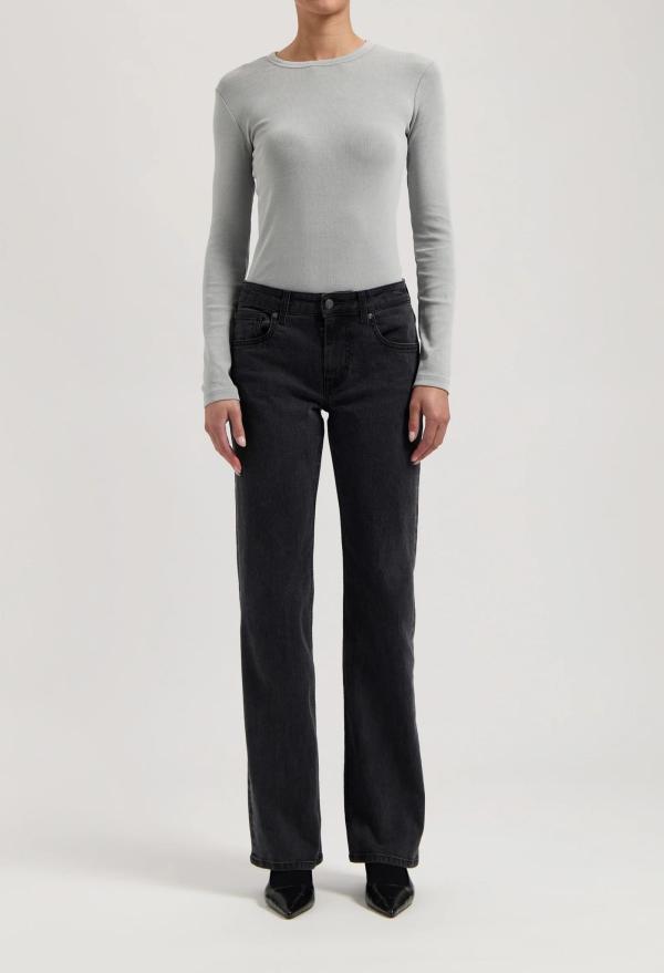 MUD Jeans - Carry Mid Straight - Black Vintage