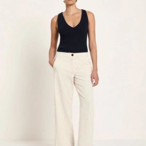 Lanius - Marlene Gestreept - Wit/zwart