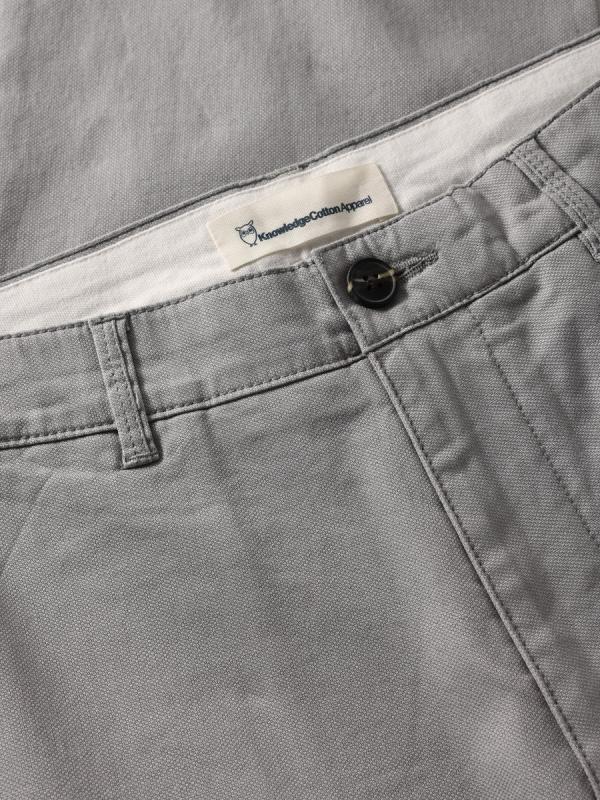 KnowledgeCotton Apparel - Chuck Chino Canvas - Ultimate Grey - Afbeelding 3