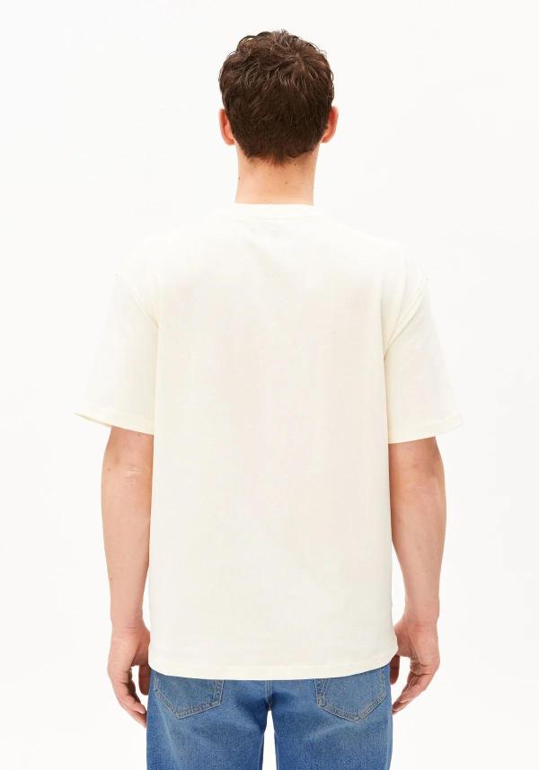Armedangels - Maarkos Heavy Weight T-shirt - Oatmilk - Afbeelding 2