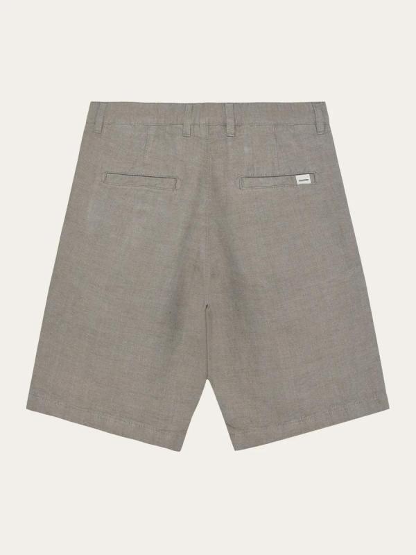 KnowledgeCotton Apparel - Chuck Shorts - Linnen - Twill Yarndyed - Afbeelding 4